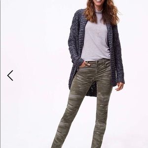 LOFT camo jeggings